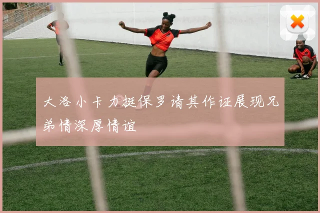 大洛小卡力挺保罗请其作证展现兄弟情深厚情谊